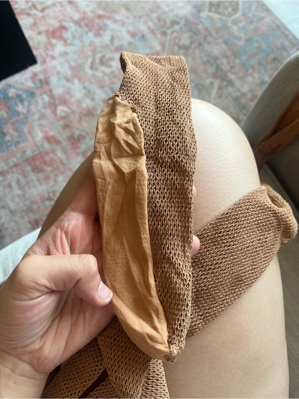 Capezio fishnet tights XL